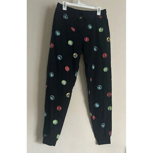 Marvel Men's All Over Print Circle Logo Lounge Jogger Pajama Pants M